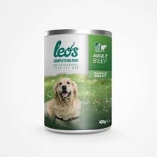Alvera Sığır Parça Etli Soslu Yetişkin Köpek Konservesi 24 Adet 400 gr