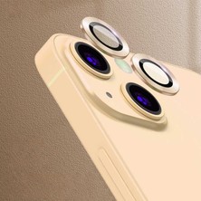 Teknook iPhone 13 Mini Zore Cl-07 Kamera Lens Koruyucu - Gold