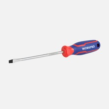 Workpro WP221020 6.5X150MM Cr-V Manyetik Profesyonel Düz Tornavida (5'li Paket)