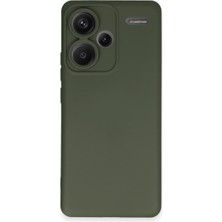 Ozka Concept Koruyucu Kapak Note 13 Nano Içi Kadife - Koyu Yeşil
