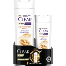 Clear Women Saç Dök.karşı Şampuan Copack 350+180 ml (8'li Paket)