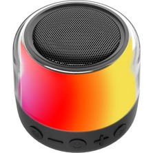 Teknook Zore NBY225 Ayarlanabilir Rgb Işıklı Bluetooth Hoparlör Speaker - Siyah