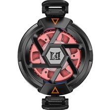 Teknook Zore N5 Magnetik Yapıştırmalı 10W Tec Soğutma Sistemli Rgb Işıklı Telefon Soğutucu Fan - Siyah