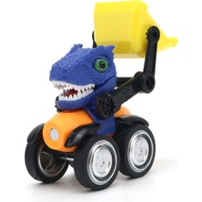 M Toys Kendin Yap Dinozor Araba (2929-11945) (5'li Paket)
