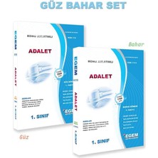 Aöf 1.sınıf Adalet Güz-Bahar Dönemi 1. ve 2. Yarıyıl Konu Anlatımlı Soru Bankası (Set)