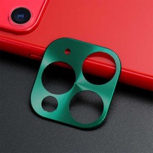 Teknook iPhone 11 Pro Max Zore Metal Kamera Koruyucu - Yeşil
