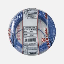 Borsan Nya 1,5mm Kablo Mavi 50 Metre (2'li Paket)