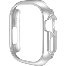 Teknook Watch Ultra 49MM Sert Pc Kasa Koruyucu Zore Watch Gard 18 - Gümüş