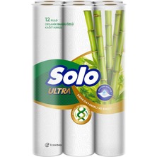 Solo Ultra Organik Bambu Özlü Havlu 12'li (7'li Paket)