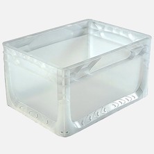 Magic Kombo Euronorm Kapali Saklama Kabi Şeffaf 40X30X22CM (4'li Paket)