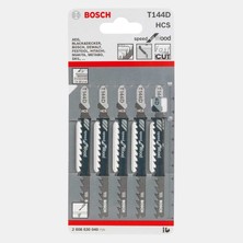 Bosch Ahşap Uç 5'li Paket T144 D Hcs 75 mm (4'li Paket)