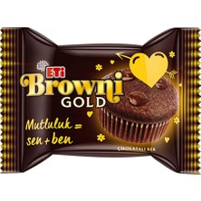 Eti Browni Gold Kakao Soslu Kek 45 G 24'lü (8'li Paket)