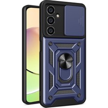 Ozka Concept Koruyucu Kapak A05S Pars Lens Yüzüklü - Lacivert