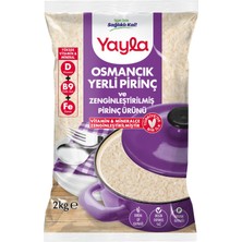 Yayla Zenginleştirilmiş Osmancık Pirinç 2 kg (8'li Paket)