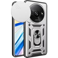 Ozka Concept Koruyucu Kapak A3 4g Pars Lens Yüzüklü - Gümüş