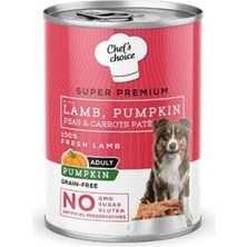 Alvera Pumpkin Pate Kuzulu Balkabaklı Tahılsız Yetişkin Köpek Konservesi 400 gr