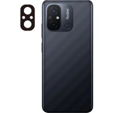 Teknook Xiaomi Redmi 12C Zore 3D Kamera Camı - Siyah