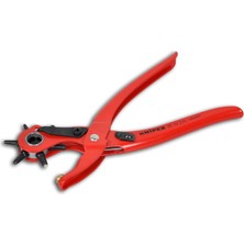 Knipex Toz Kaplamalı 220 mm Delik Açma Pensesi (Döner Kafali) Kırmızı (2'li Paket)