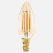 Eglo LED Mum Ampul E-14 C37 4W Amber 2200K (8'li Paket)