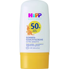 Hipp Babysanft Güneş Kremi Yüz Spf 50+ 30 ml (5'li Paket)