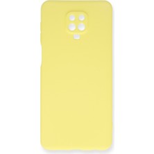 Ozka Concept Koruyucu Kapak Note 9 Pro Nano Içi Kadife - Sarı