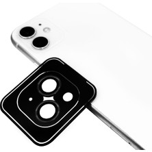 Teknook iPhone 13 Mini Zore Cl-11 Safir Parmak Izi Bırakmayan Anti-Reflective Kamera Lens Koruyucu - Siyah