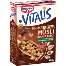 Dr.oetker Vitalis Sütlü Bitter Çikolatalı Çıtır Müsli 420 G (8'li Paket)
