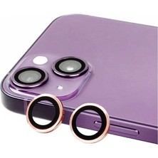 Teknook iPhone 15 Plus Zore Cl-07 Kamera Lens Koruyucu - Pembe