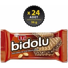 Eti Bidolu Kakao Kremalı Gofret 36 G 24'lü (2'li Paket)