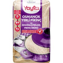 Yayla Zenginleştirilmiş Osmancık Pirinç 1 kg (8'li Paket)