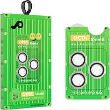 Teknook iPhone 16 Pro Max Zore Cl-19 Kamera Lens Koruyucu - Titanyum-Gri