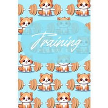 Valor Exercise Log Book - Orange Gym Cat. Training Planner. Great Exercise Accessories. 100 Days Of Chall