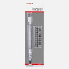 Bosch 10 Parça Vidalama ve Uzatma Adaptörü (20 Cm) (6'li Paket)