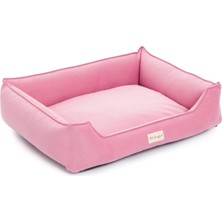Valor Pet Comfort Delta Leo Pembe Köpek Yatağı M 70X90CM