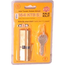 Kale Kilit Kale Tuzaklı Çelik Pimli Silindir 90 mm Sarı (2'li Paket)