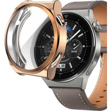 Teknook Huawei Watch Gt 3 Pro 46MM Zore Watch Gard 02 Koruyucu Silikon - Rose Gold