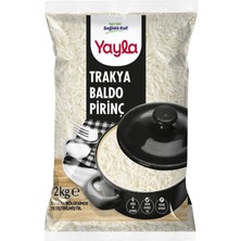 Yayla Trakya Baldo Pirinç 2 kg (7'li Paket)
