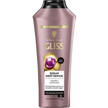 Gliss Serum Deep Repair Şampuan 400 ml (8'li Paket)