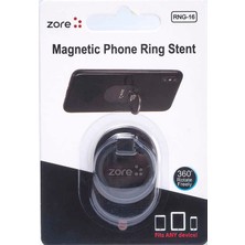 Teknook Zore Rng-16 Ring Telefon Yüzük Tutucu Aparat - Siyah