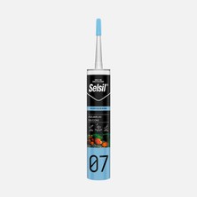 Selsil Akvaryum Silikonu 07 Şeffaf 280 ml (3'li Paket)