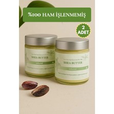 Sabunal Shea Yağı 2 Adet - Soğuk Sıkım Ham Işlenmemiş Raw Virgin Shea Butter