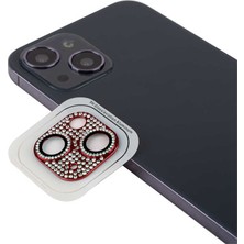 Teknook iPhone 13 Mini Zore Cl-08 Kamera Lens Koruyucu - Kırmızı