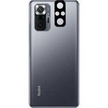 Teknook Xiaomi Redmi Note 10 Pro Zore 3D Kamera Camı - Siyah