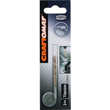 Craftomat Hss-Tin Metal Matkap Ucu 3X33X61 mm (6'li Paket)