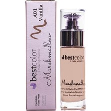 Valor Best Сolor Il Make Up Italıano Fuild Matte Marshmallow A01 Vanilya Ton Likit Fondöten