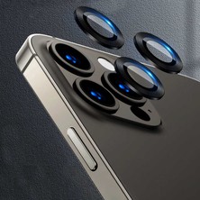 Teknook iPhone 13 Pro Zore Cl-07 Kamera Lens Koruyucu - Siyah