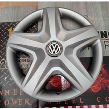 Yk 14 Inç Volkswagen Polo/ Golf / Jetta / Bora Uyumlu Jant Kapağı 4'lü Takım Amblem Hediyeli