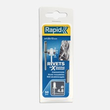 Rapid Perçin 4,8X10 mm Paslanmaz Matkap Ucu 50 Adet (6'li Paket)