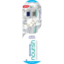Sensodyne Nourish Sağlıklı Beyazlık Yumuşak Diş Fırçası 1+1 (6'li Paket)