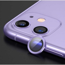 Teknook iPhone 12 Zore Cl-07 Kamera Lens Koruyucu - Mor